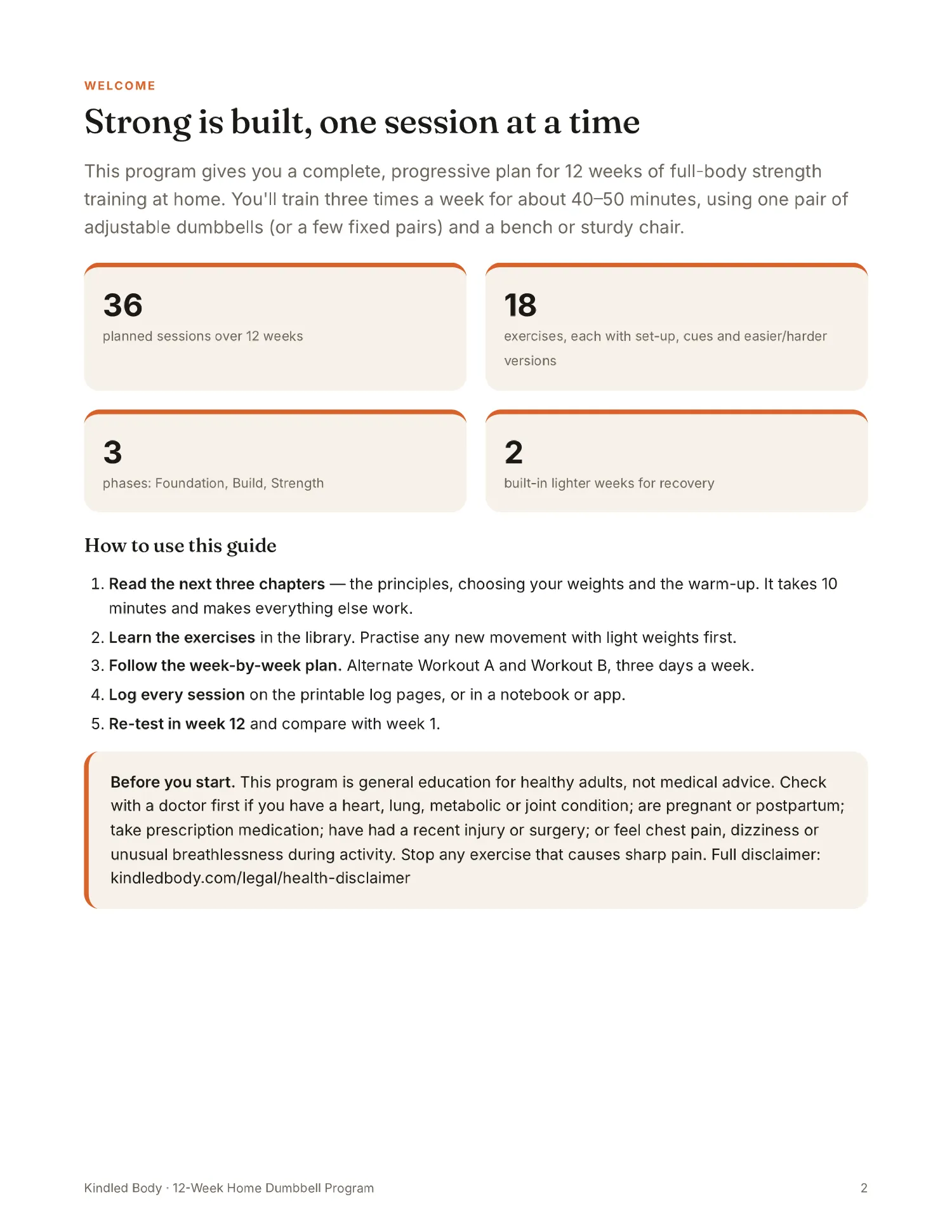 Welcome and how to use the guide